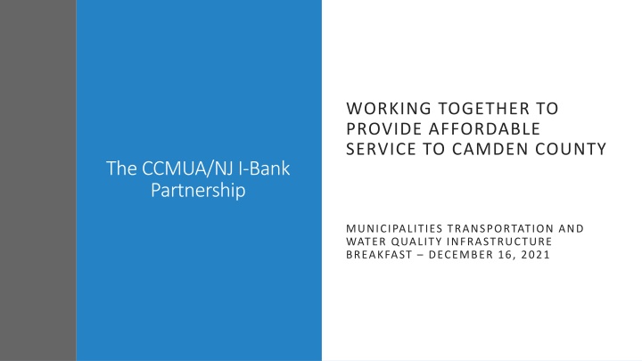 working together to provide affordable service