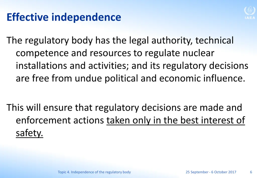 effective independence