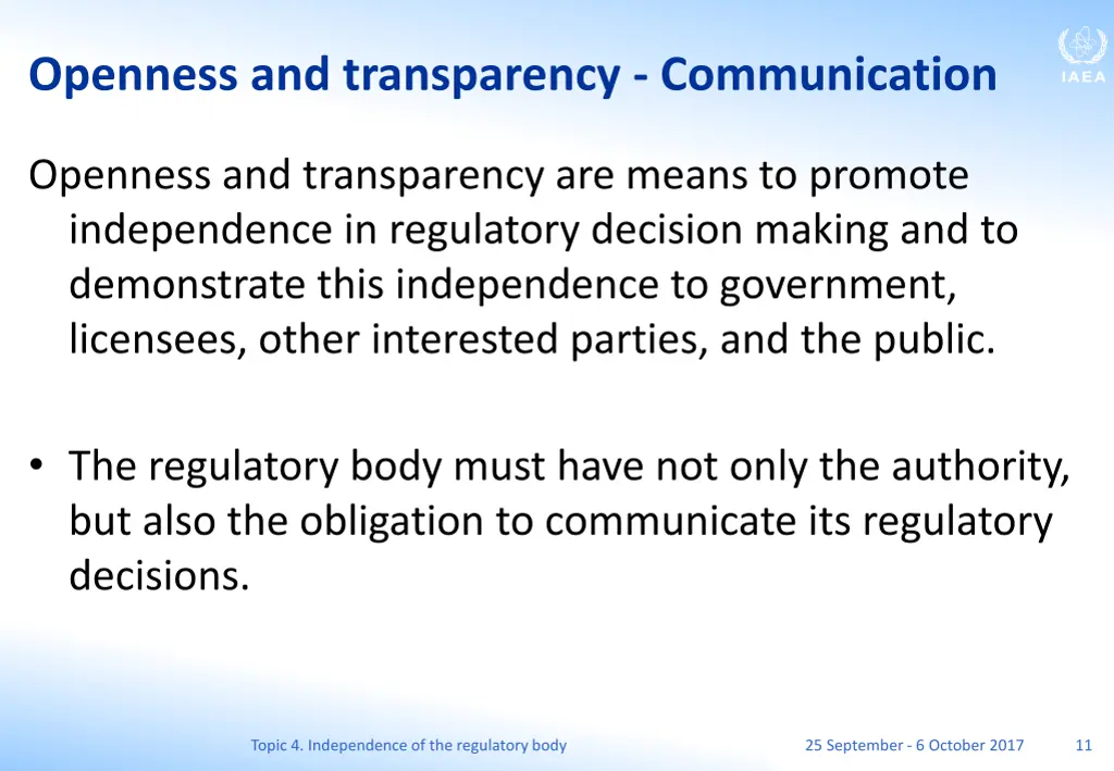 openness and transparency communication