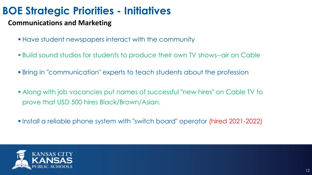 boe strategic priorities initiatives 1