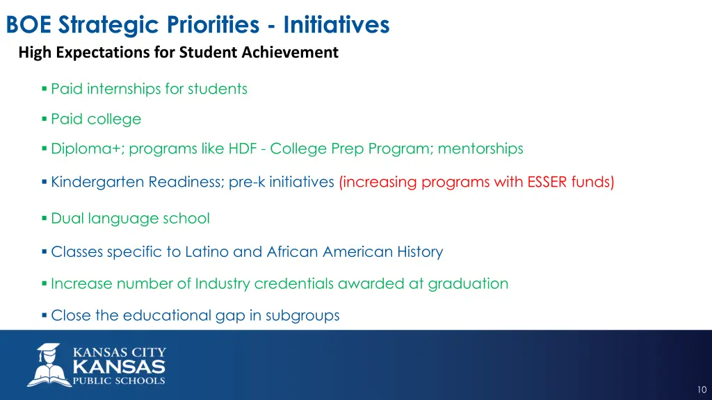 boe strategic priorities initiatives high 3