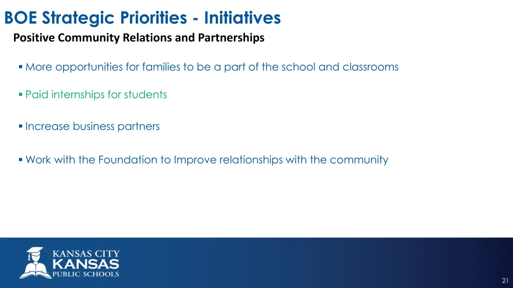 boe strategic priorities initiatives positive 2