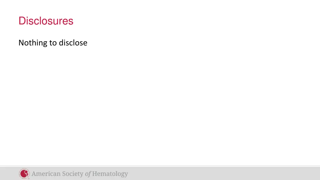 disclosures