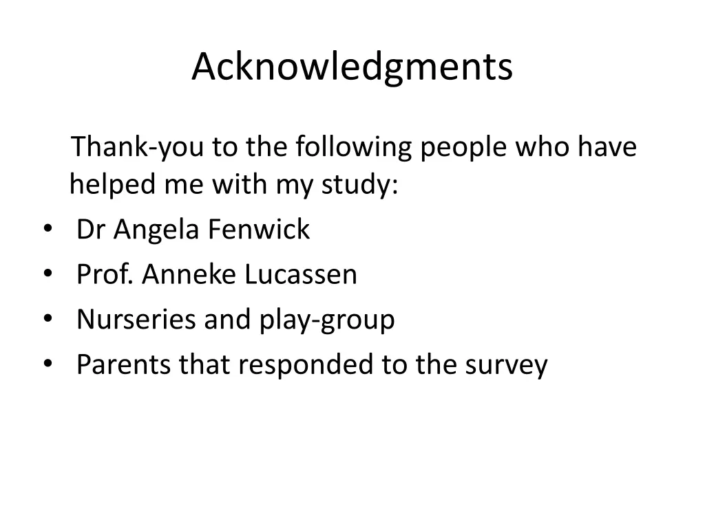 acknowledgments