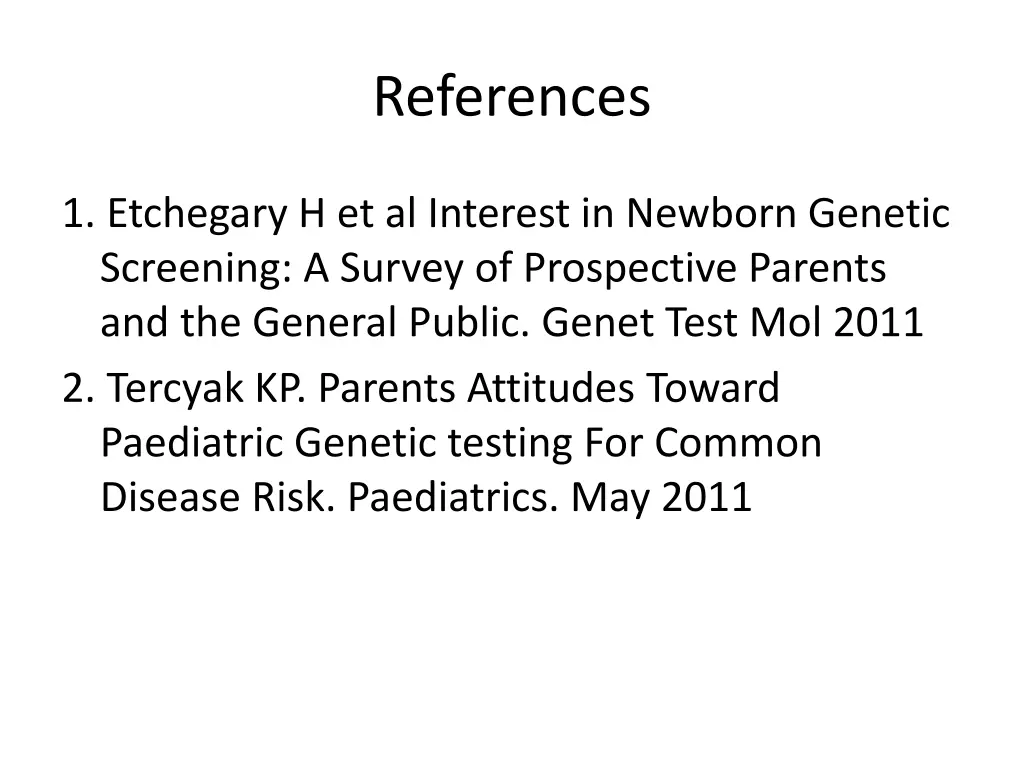 references