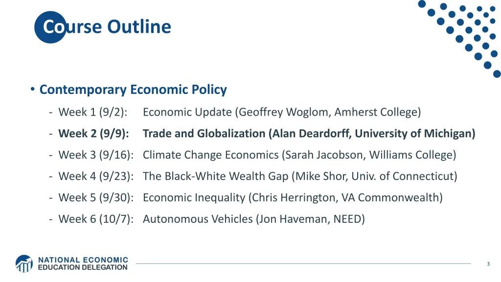 course outline