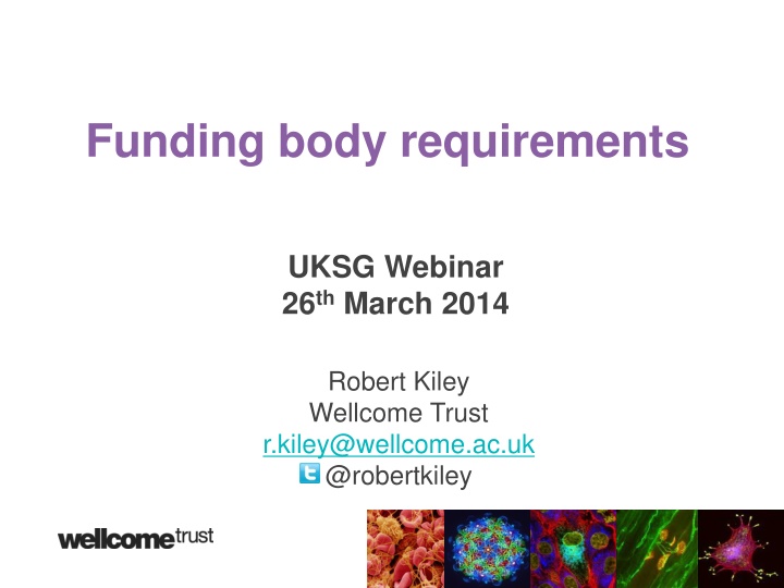 funding body requirements