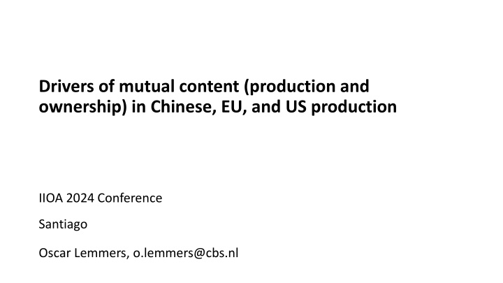drivers of mutual content production