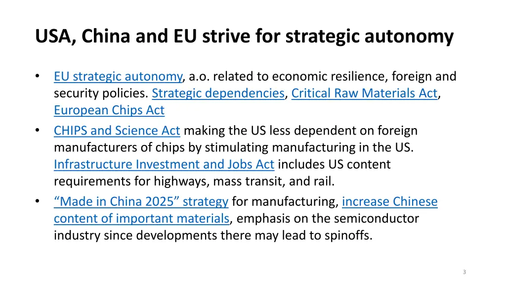 usa china and eu strive for strategic autonomy