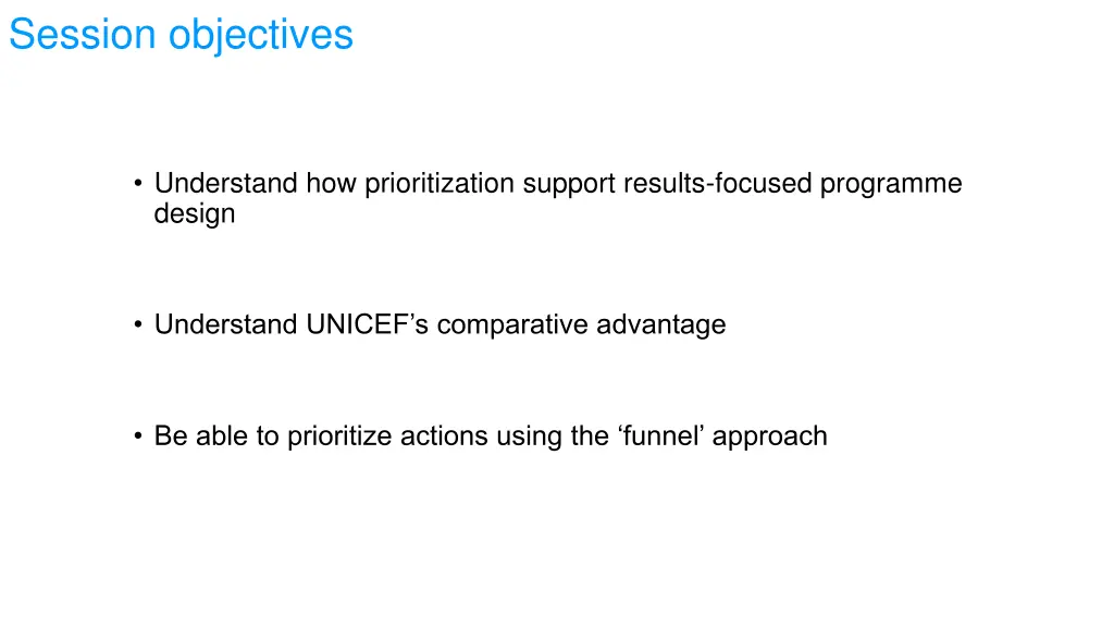 session objectives 3