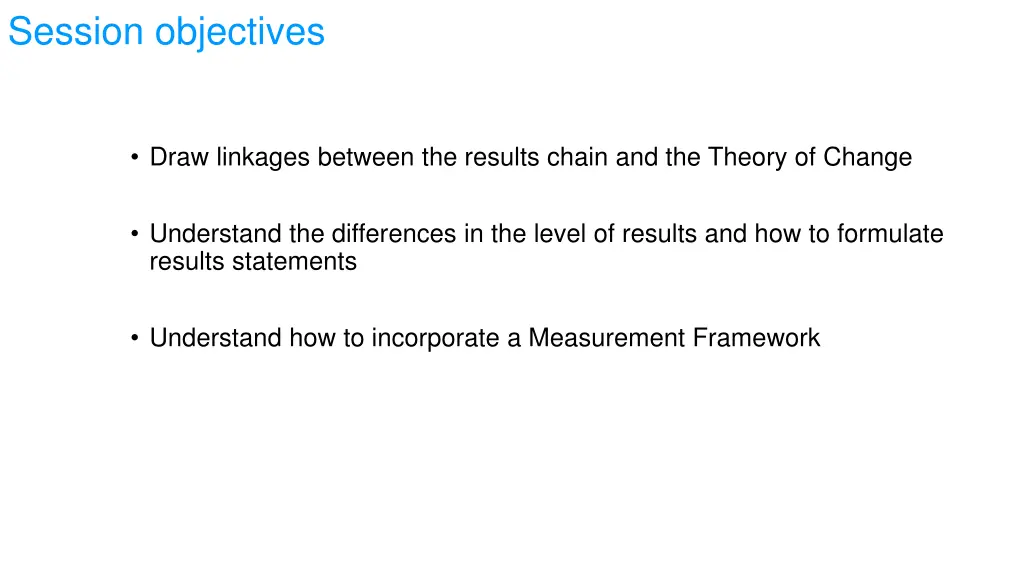 session objectives 5