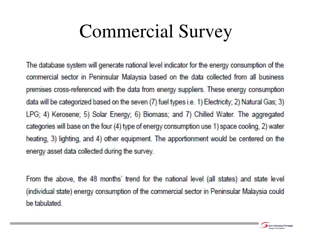 commercial survey 1