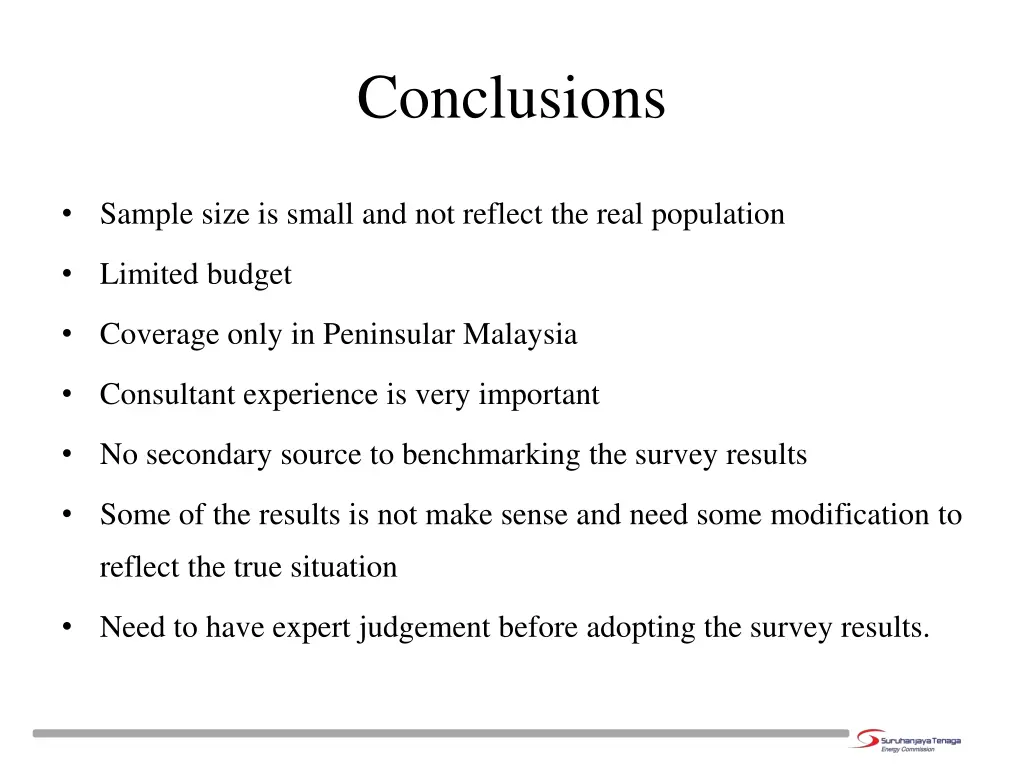 conclusions