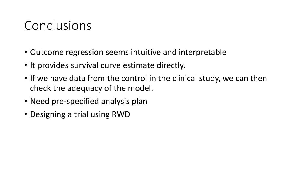 conclusions