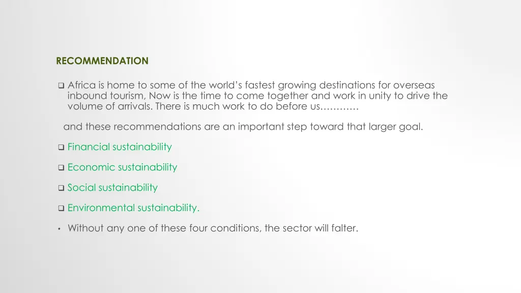 recommendation