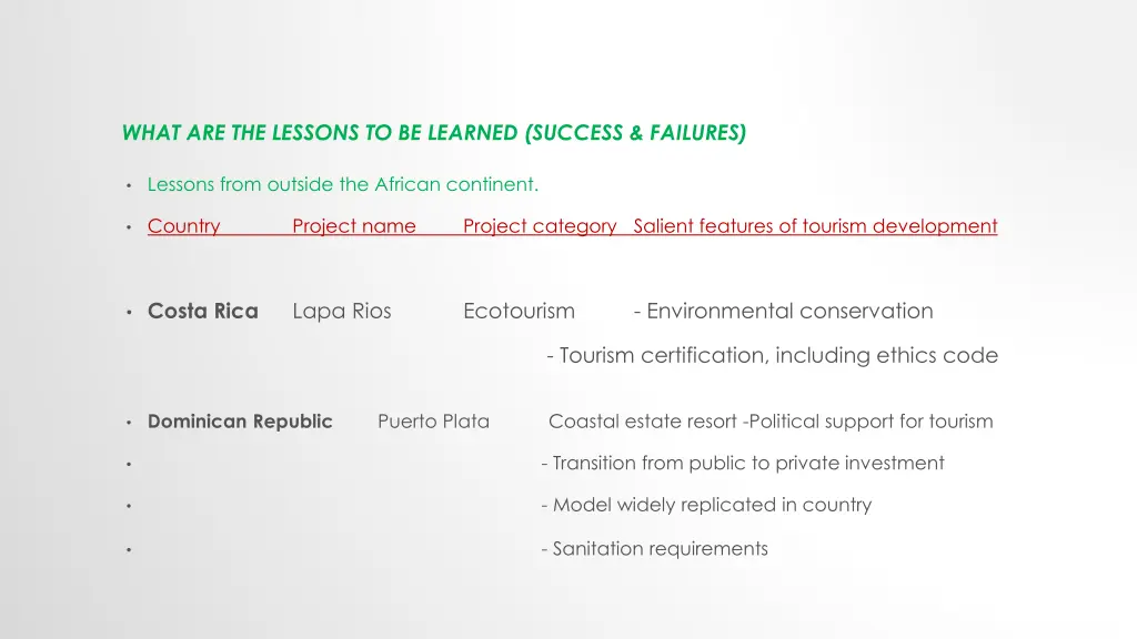 what are the lessons to be learned success 2