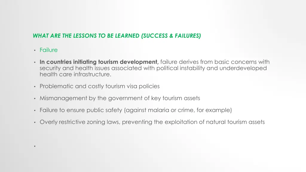 what are the lessons to be learned success 3