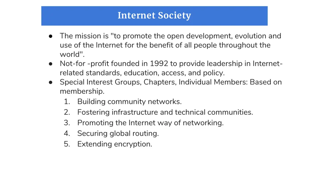 internet society