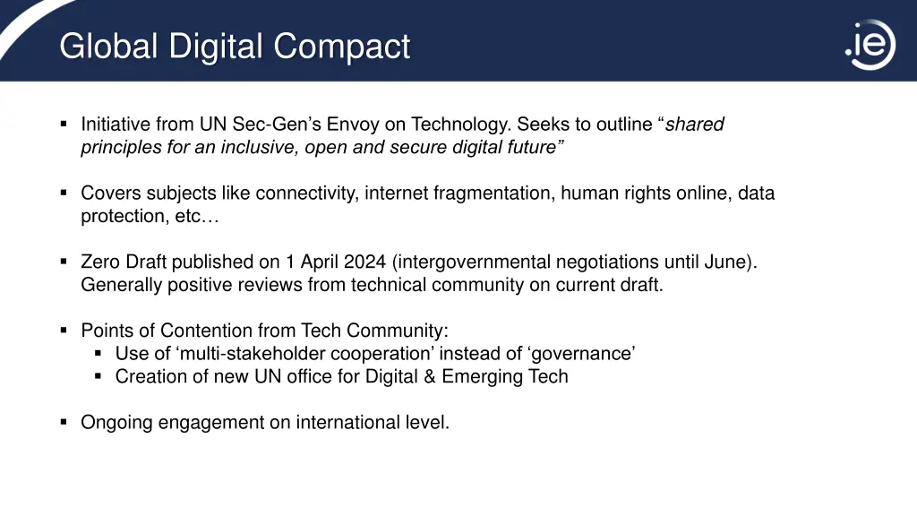 global digital compact