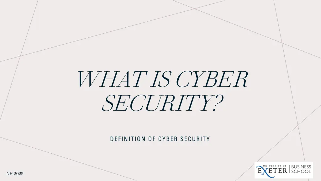 what is cyber security