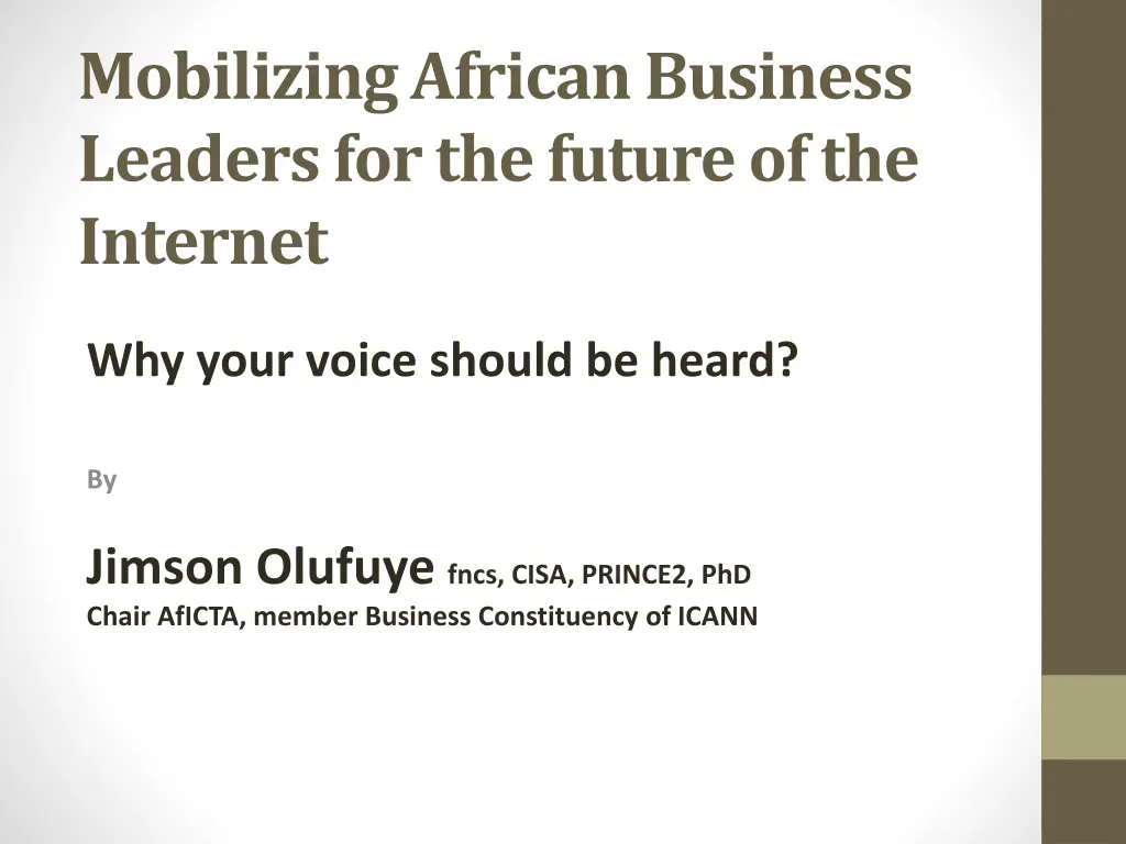 mobilizing african business leaders