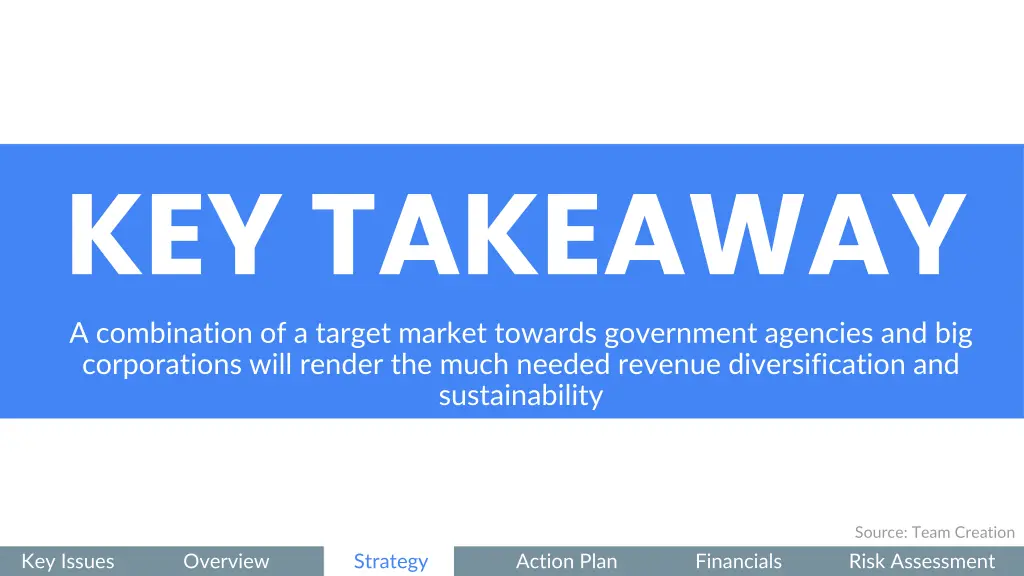 key takeaway a combination of a target market