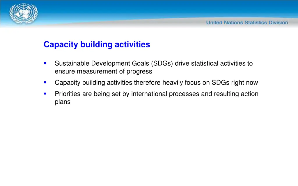 capacity building activities
