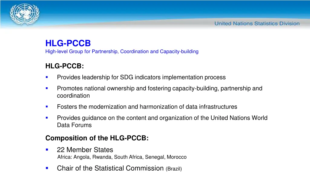 hlg pccb high level group for partnership