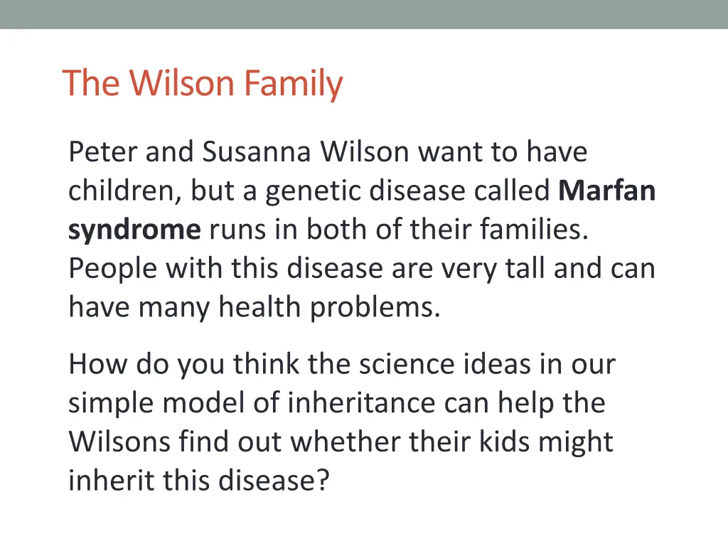 the wilson family