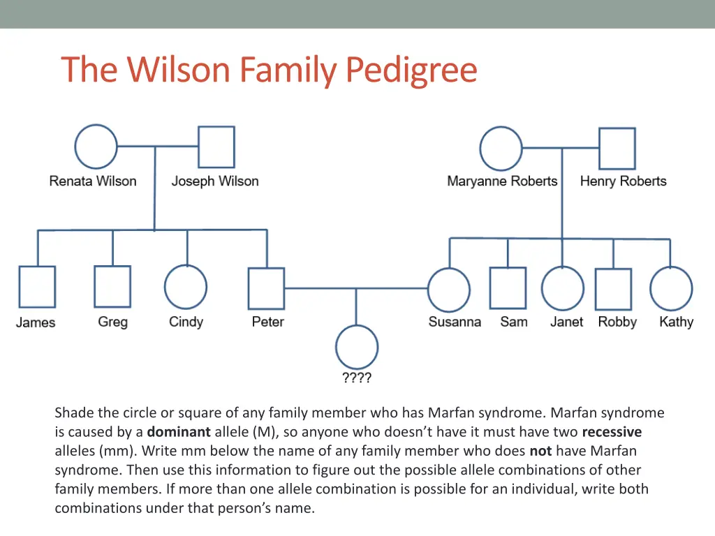 the wilson family pedigree