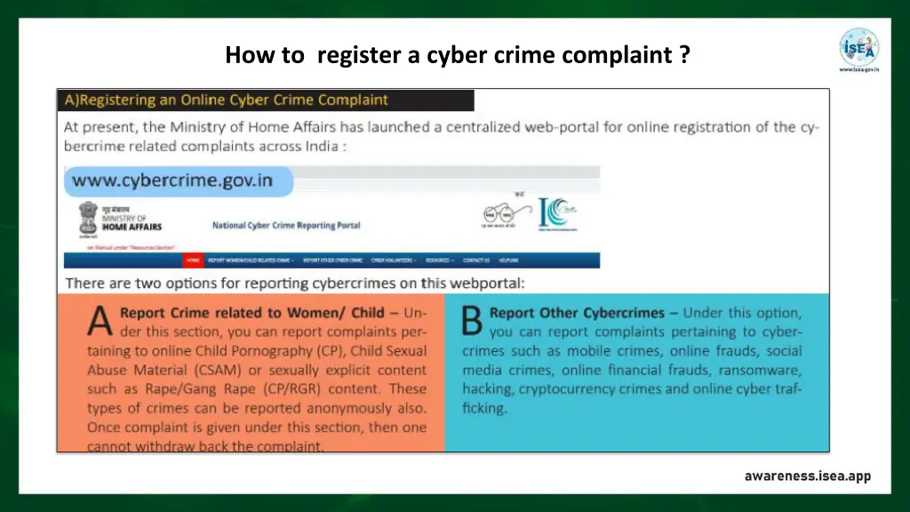 how to register a cyber crime complaint 1