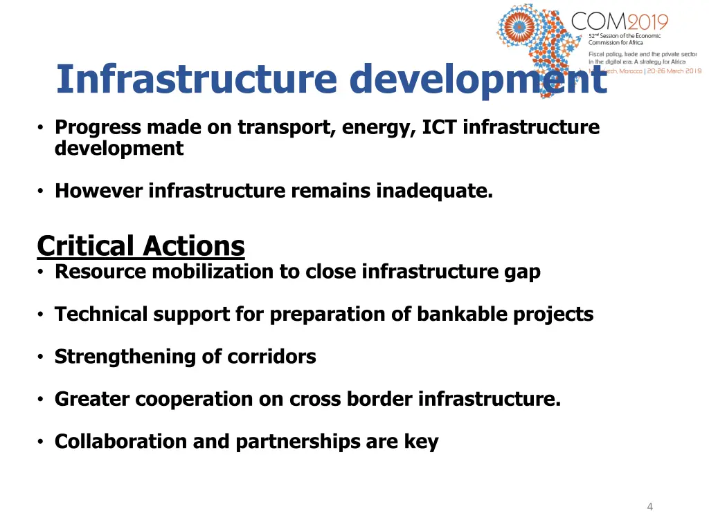 infrastructure development