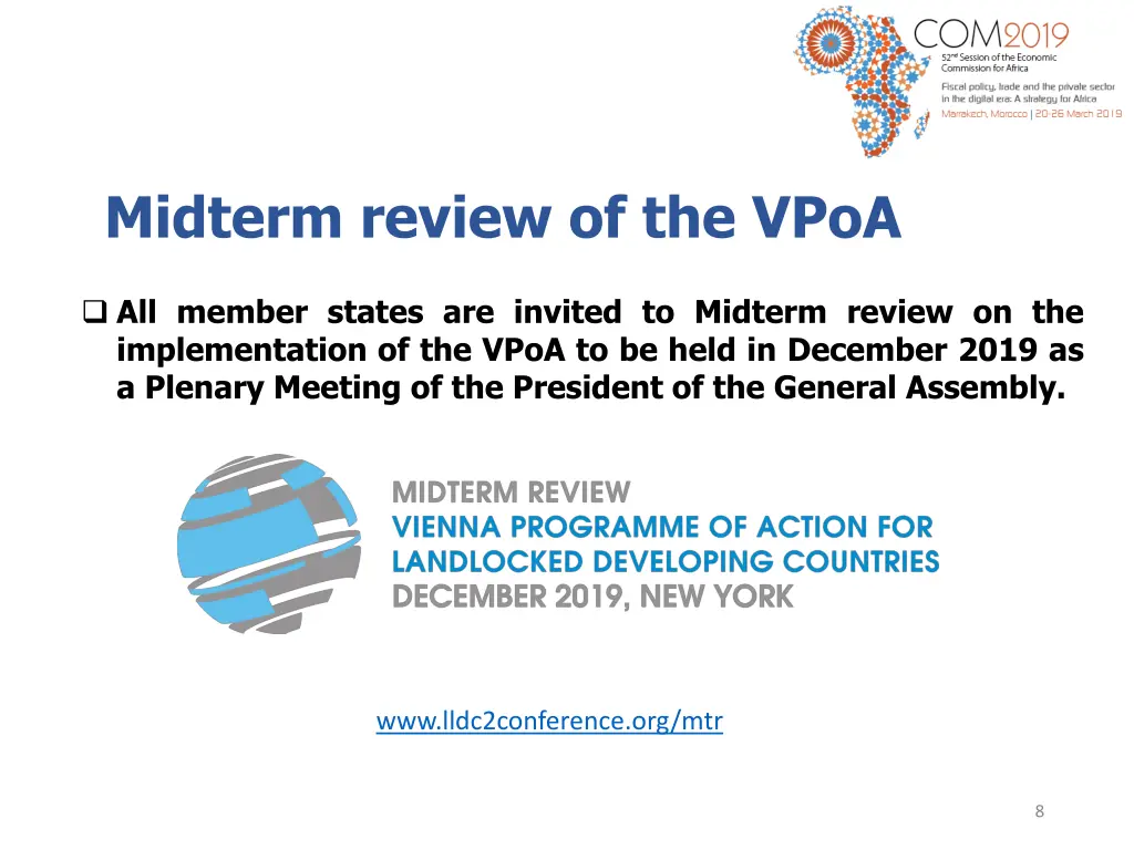 midterm review of the vpoa