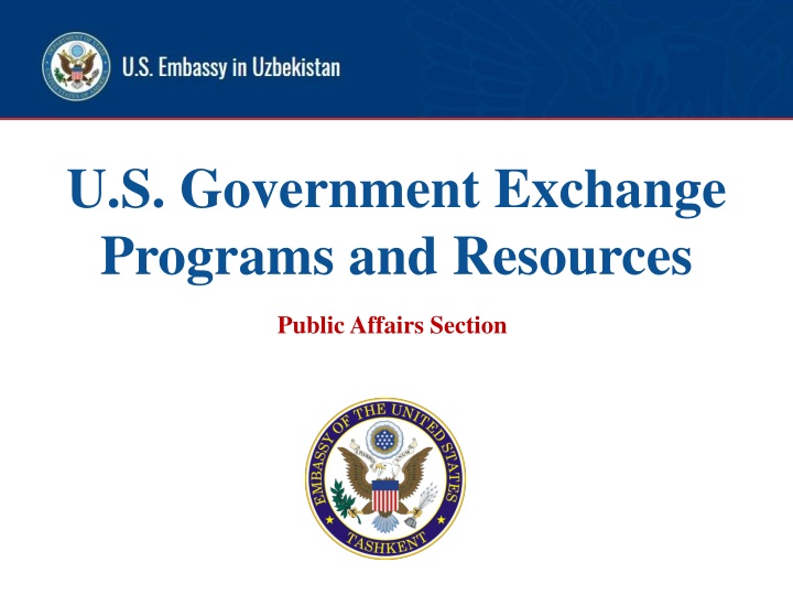 u s government exchange programs and resources