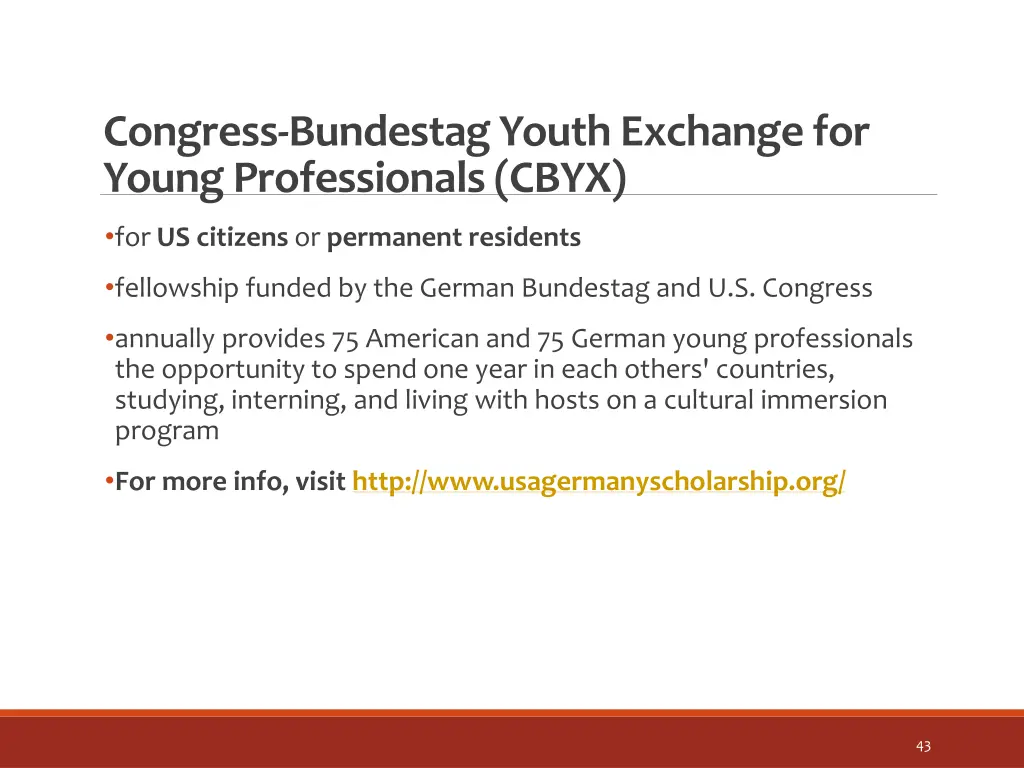 congress bundestag youth exchange for young