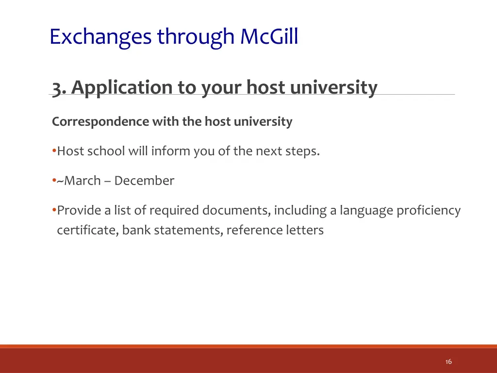 exchanges through mcgill 3