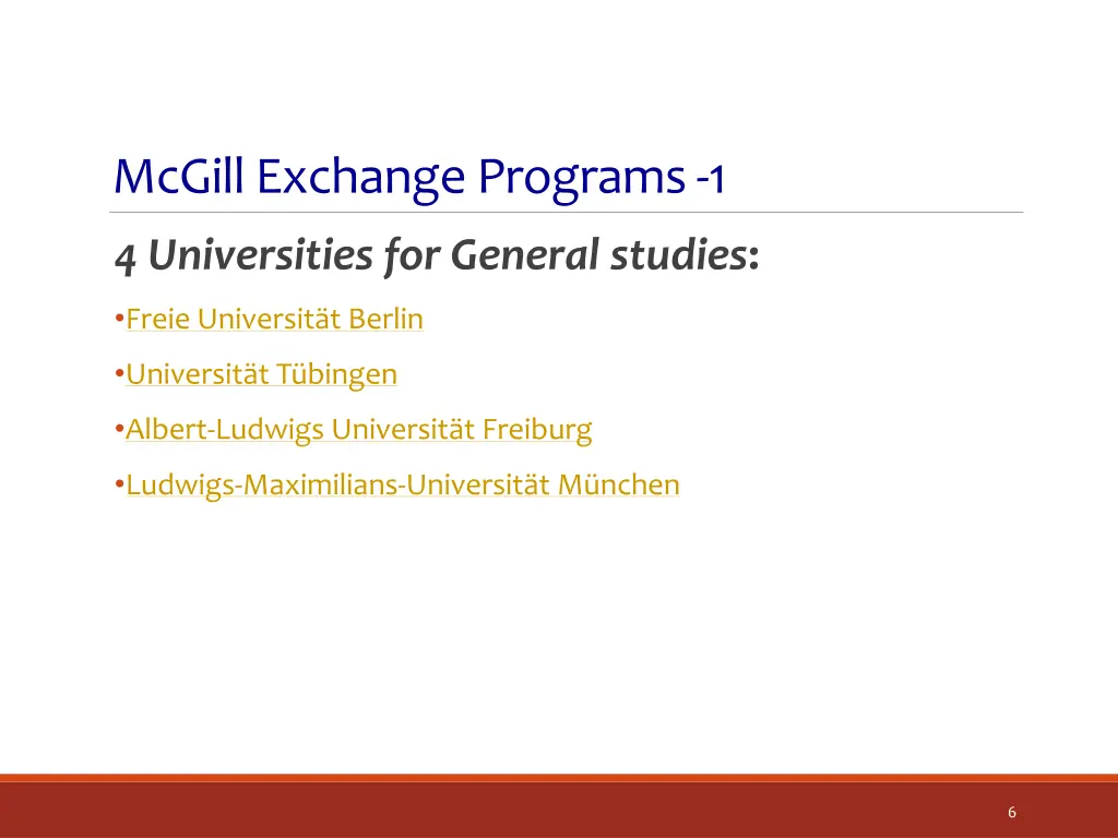 mcgill exchange programs 1