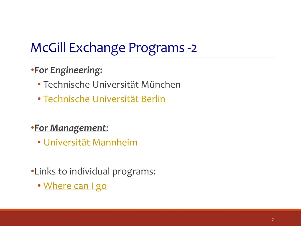 mcgill exchange programs 2
