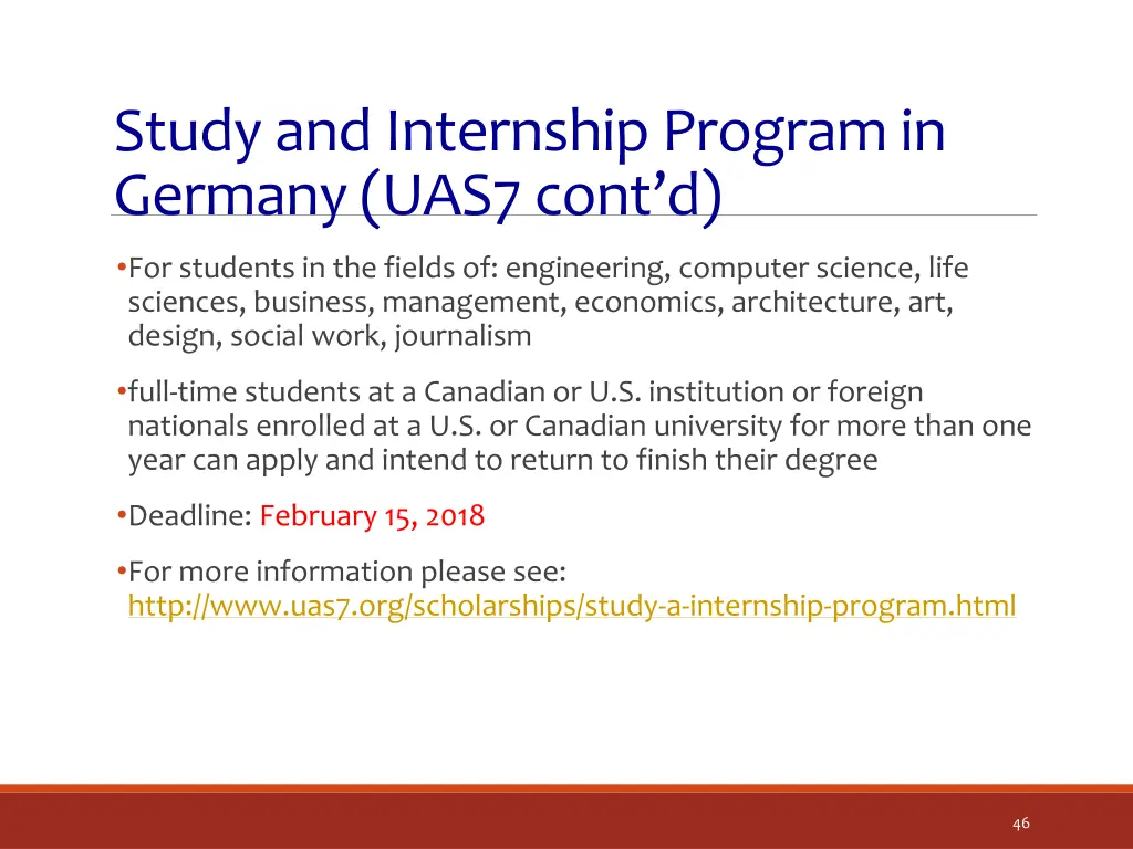 study and internship program in germany uas7 cont