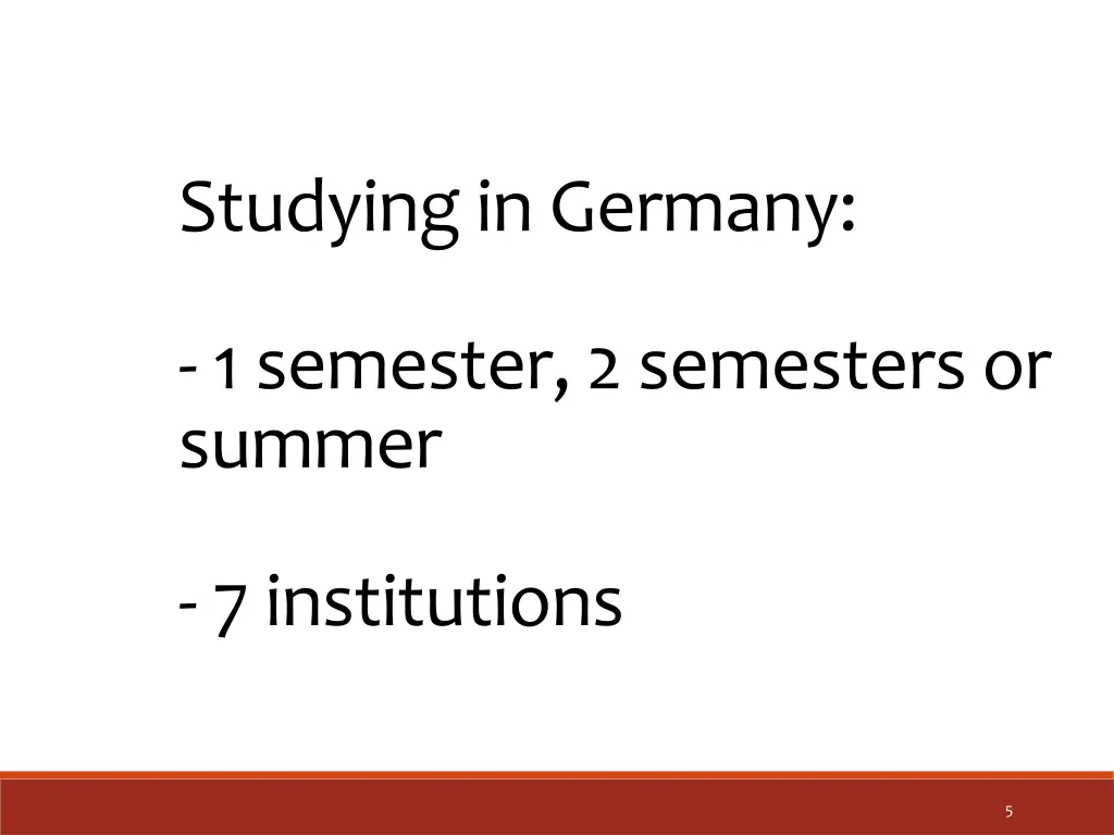 studying in germany