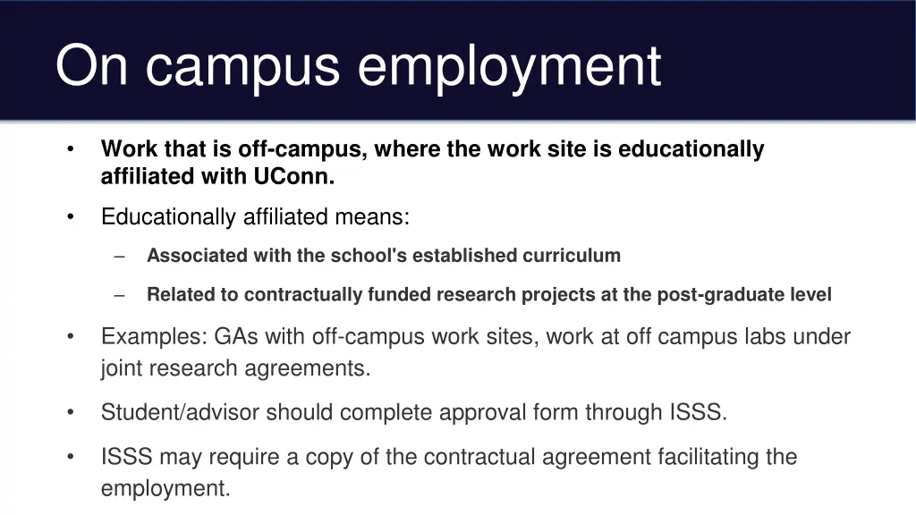 on campus employment 1