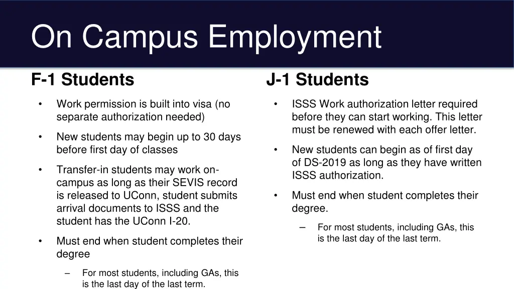 on campus employment 3
