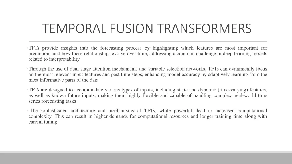 temporal fusion transformers 2