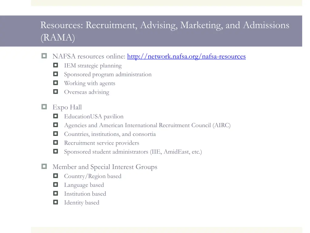 resources recruitment advising marketing
