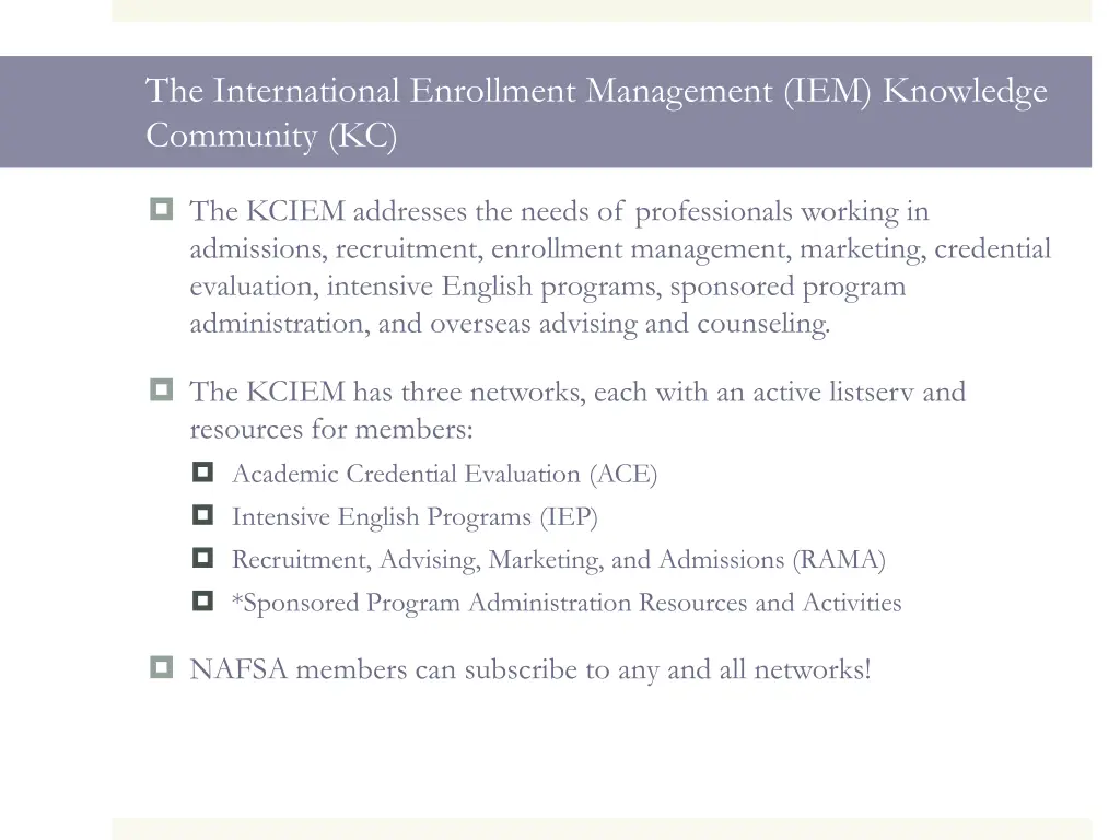 the international enrollment management 1