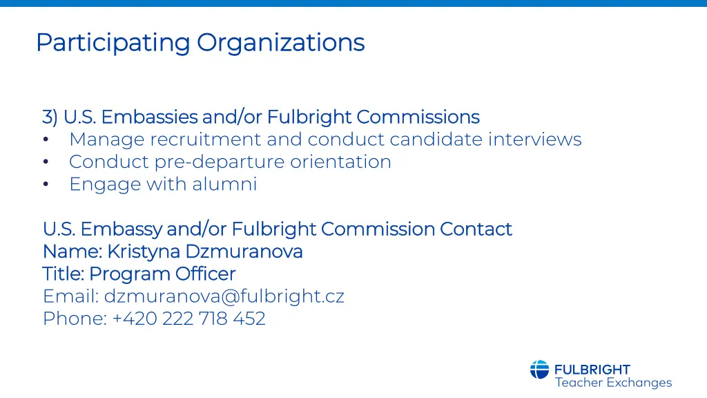 participating organizations participating 1