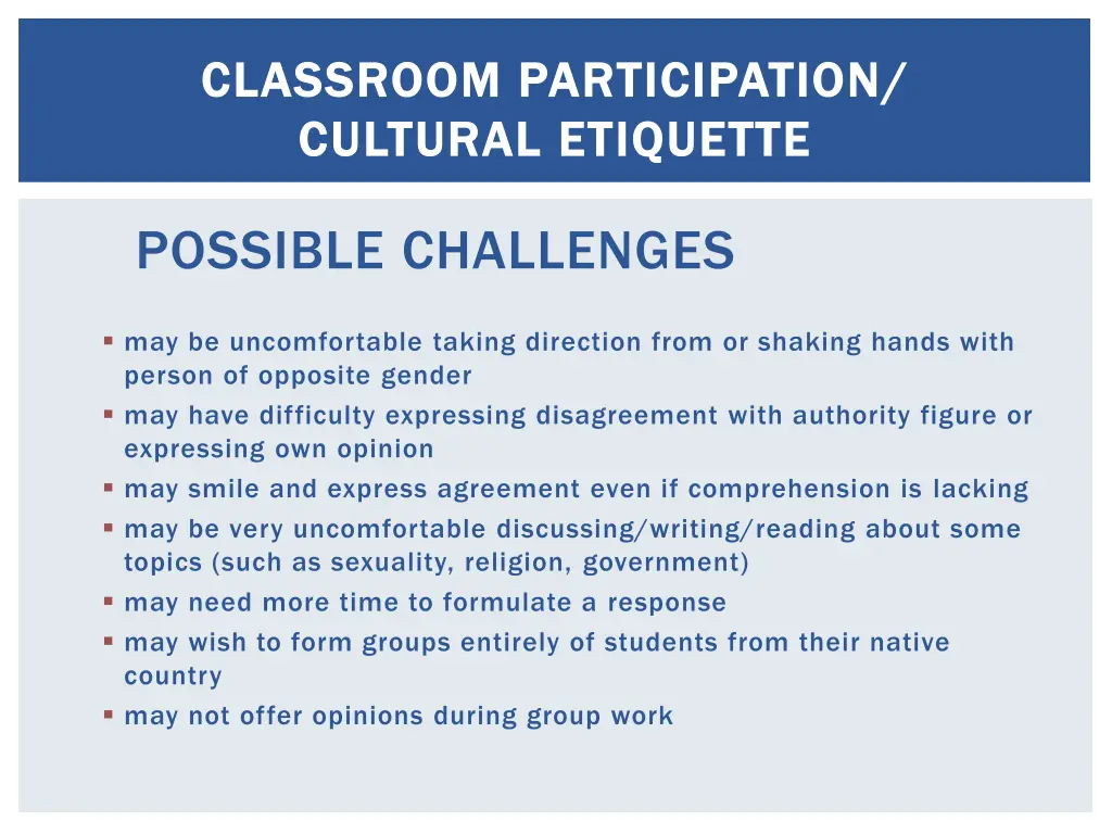 classroom participation classroom participation
