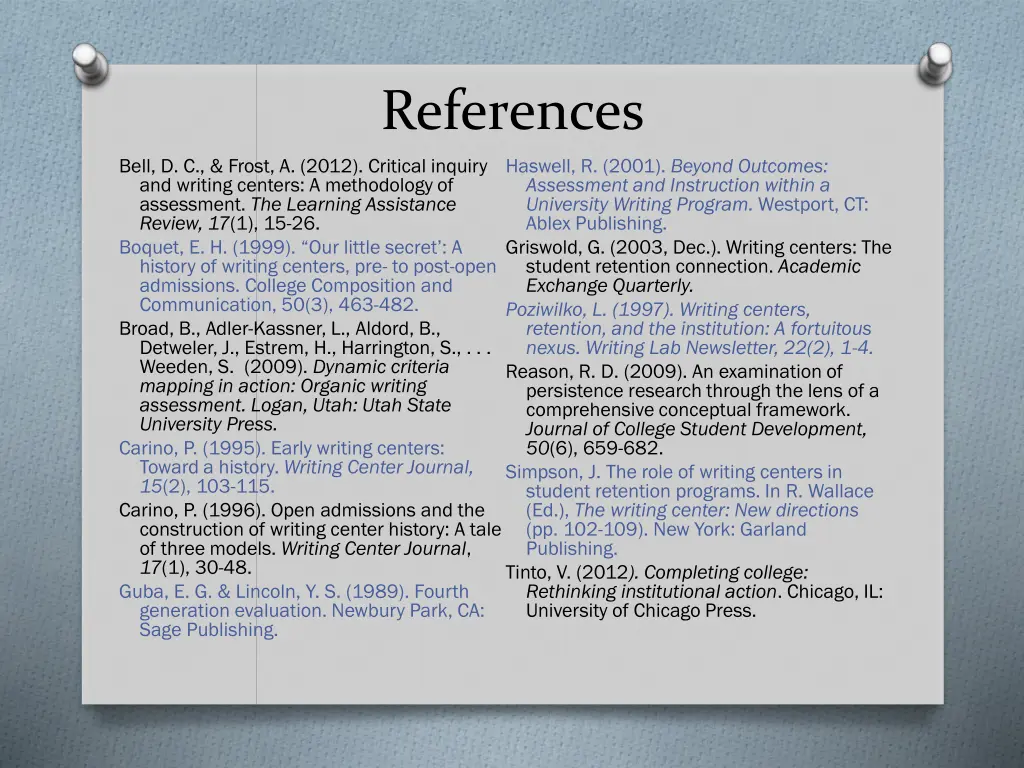 references