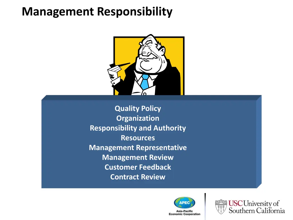 management responsibility