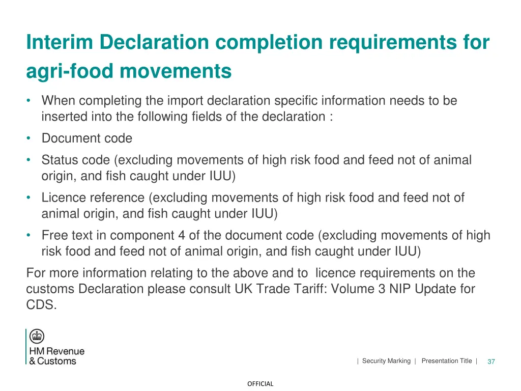 interim declaration completion requirements 1
